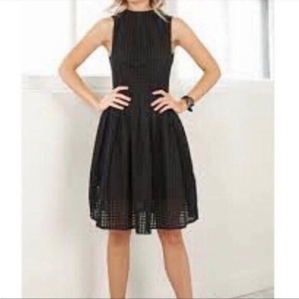 CLEARANCE Anthropologie Deletta Crosgrove Fit & Flare Dress Size S - Picture 2 of 7